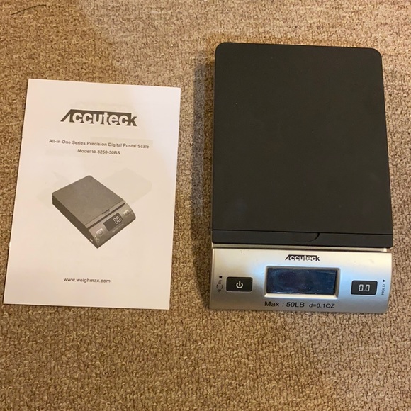 ACCUTECK All-in-1 Series W-8250-50bs A-Pt 50 Digital Shipping Postal Scale - Picture 3 of 11